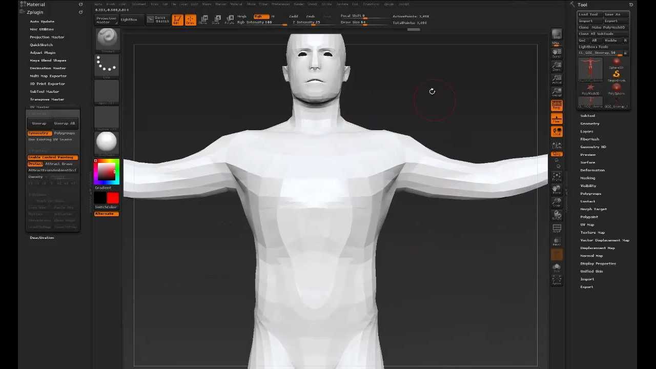 goz export from zbrush missing